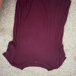 American Eagle Outfitters Deep Red Soft Tee
